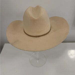 Janessa Leone Wool Hat with Leather Band